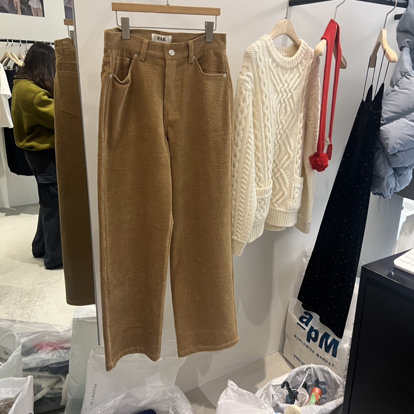 PLATE韓國直郵㊣女裝新款25秋冬人氣熱賣休閑真品職業休閑褲PLATE休閑褲圖色2