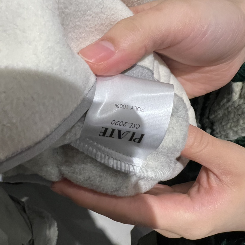 PLATE東大門㊣代購女士新品人氣熱賣25秋冬休閑推薦衛衣沙絨PLATE衛衣