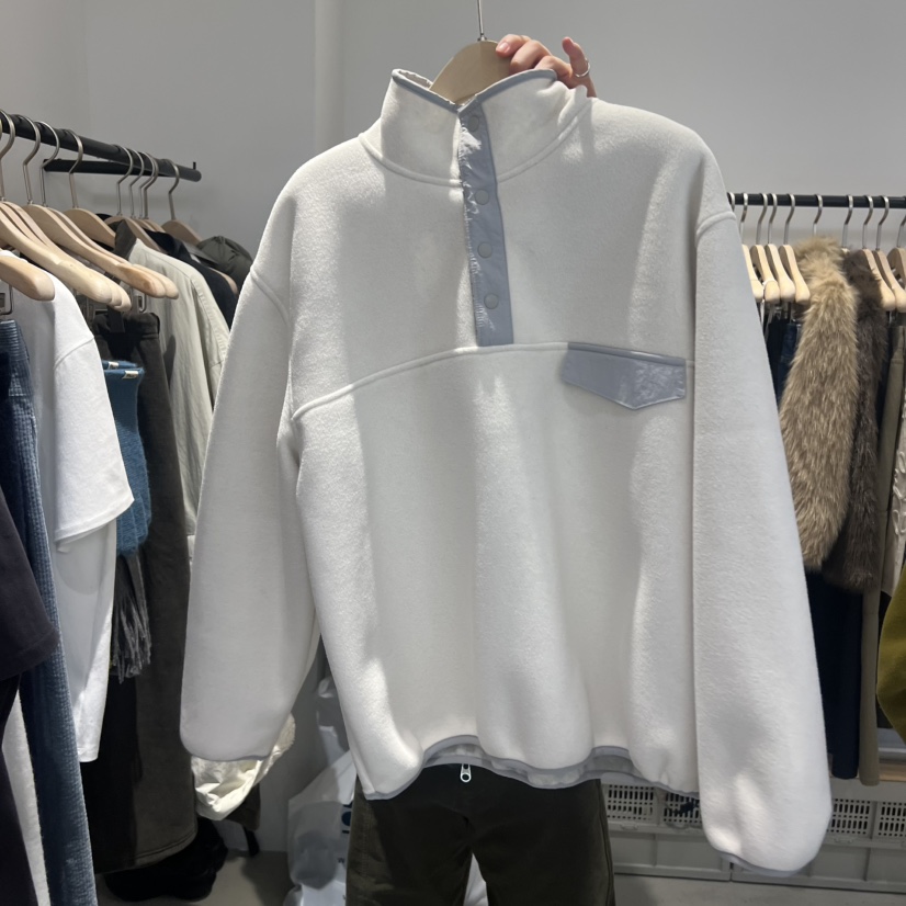 PLATE東大門㊣代購女士新品人氣熱賣25秋冬休閑推薦衛衣沙絨PLATE衛衣圖色1