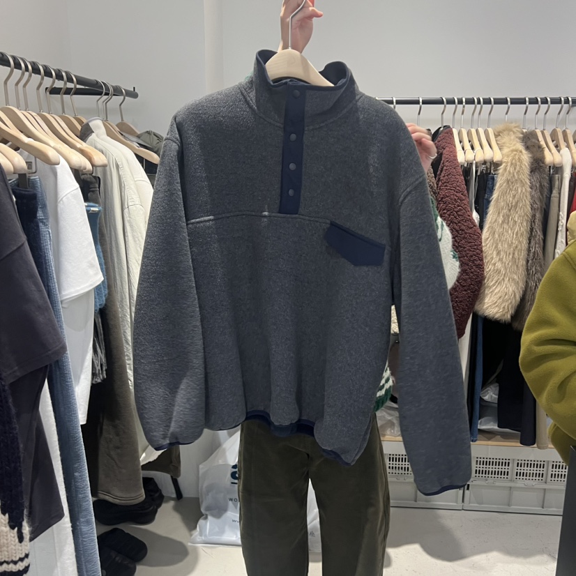 PLATE東大門㊣代購女士新品人氣熱賣25秋冬休閑推薦衛衣沙絨PLATE衛衣圖色2