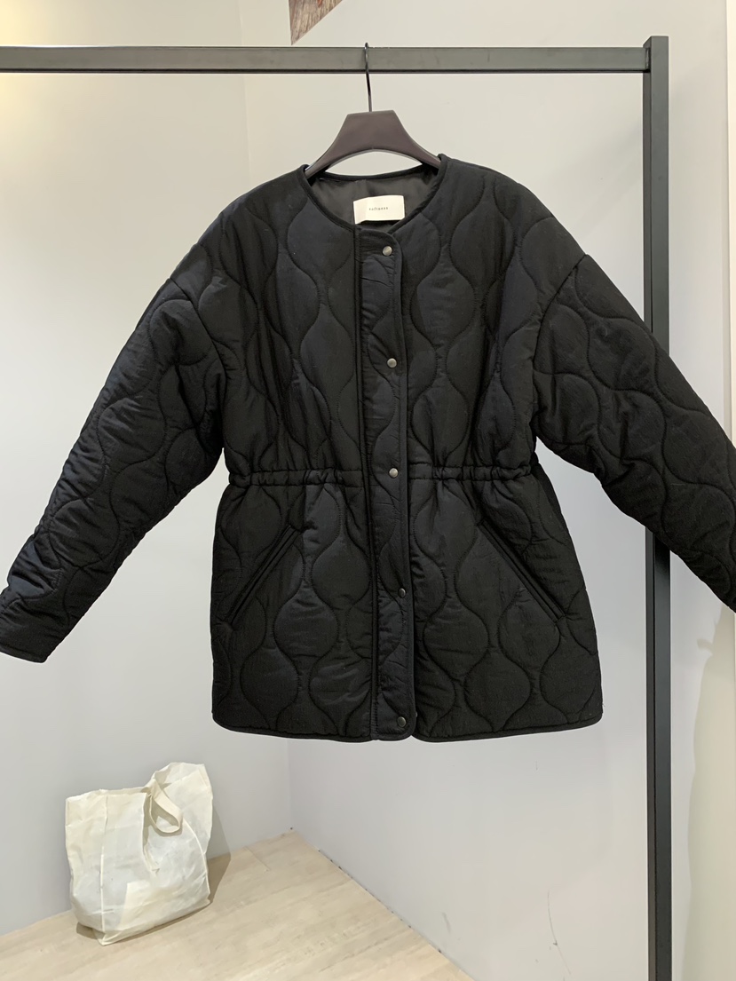 SOFTNESS東大門㊣直郵女裝新款25秋冬真品熱賣短款棉服絎縫Softness/Cosmic短款棉服圖色2