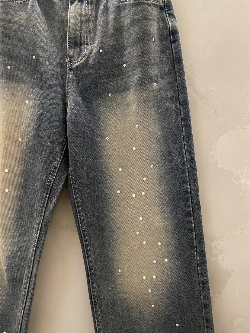 MULCUP韓國代購㊣女裝新品25秋冬推薦熱賣休閑時尚人氣牛仔褲MULCUP牛仔褲