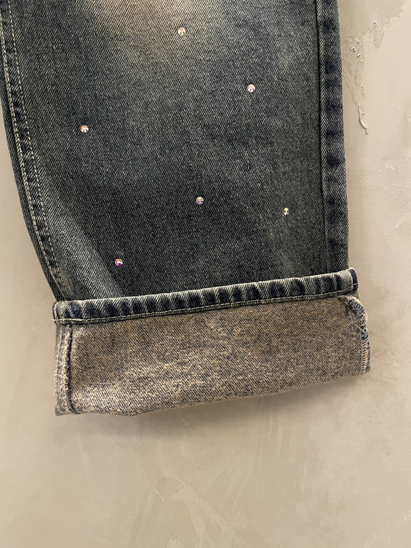 MULCUP韓國代購㊣女裝新品25秋冬推薦熱賣休閑時尚人氣牛仔褲MULCUP牛仔褲