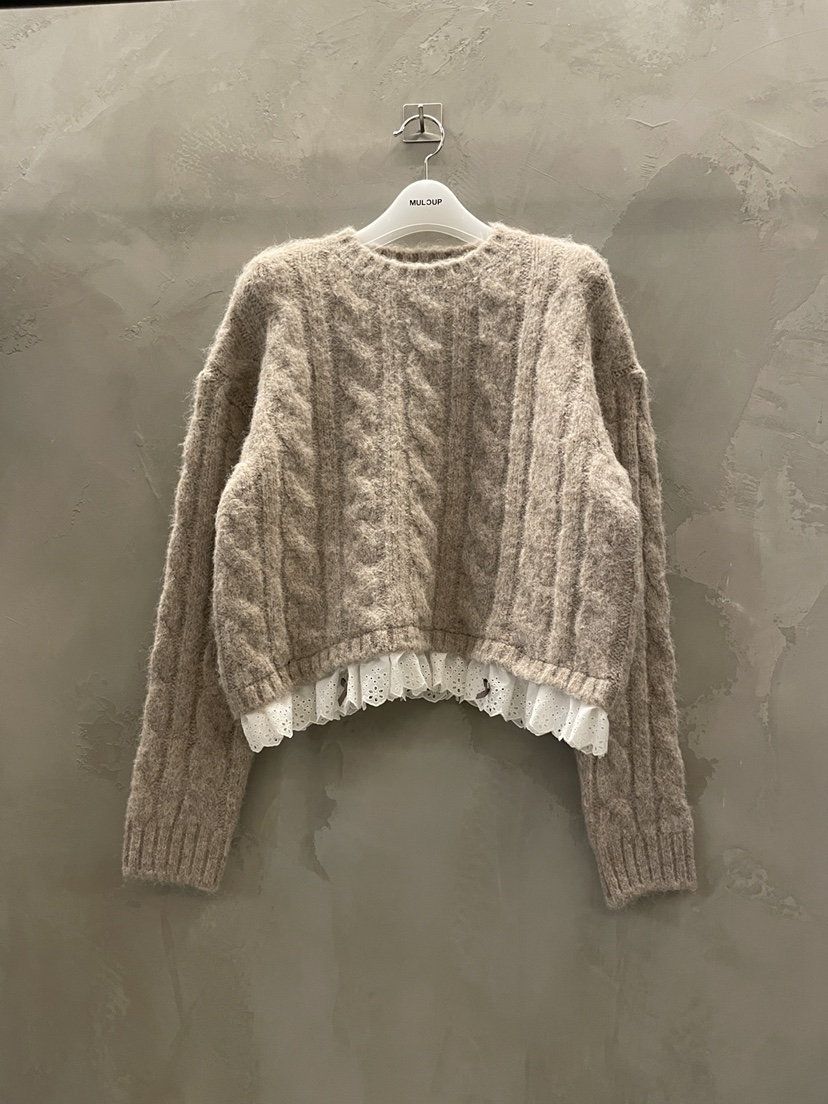 MULCUP東大門㊣實拍女士新品時尚25秋冬真品推薦職業熱賣毛衣MULCUP毛衣圖色1