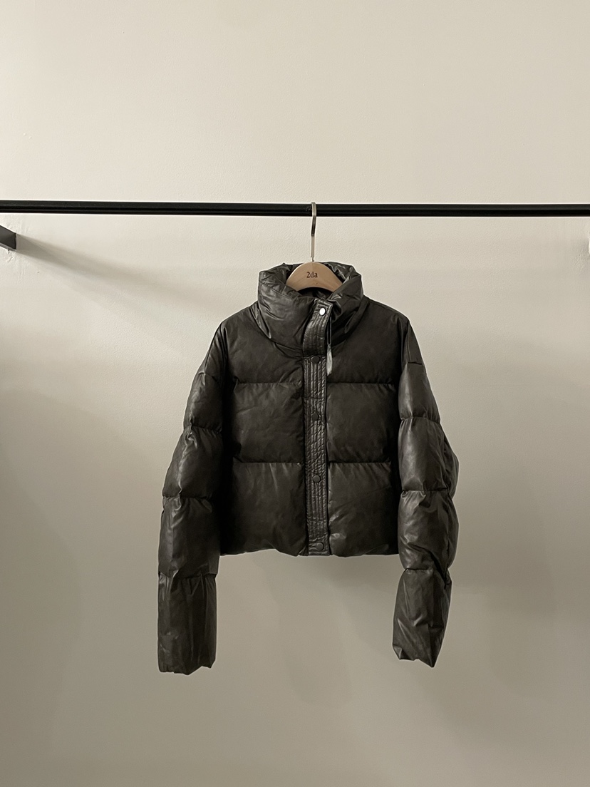 2DA/DARIMI-P東大門㊣實拍女士新款推薦25秋冬短款羽絨服2DA/DARIMI-P短款羽絨服圖色2墨色