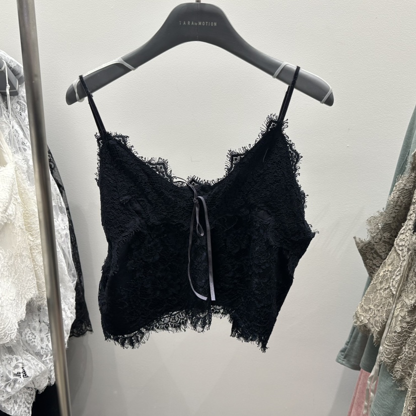 TARABY MOTION韓國代購㊣女裝新品熱賣吊帶背心不含內搭蕾絲TARABY MOTION吊帶/背心圖色2