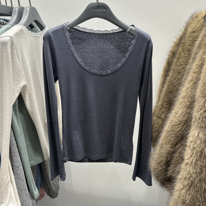 TARABY MOTION韓國直郵㊣女裝新款人氣時尚25秋冬推薦長袖T恤TARABY MOTION長袖T恤圖色3
