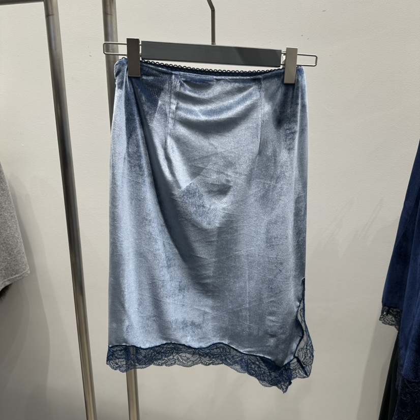 TARABY MOTION東大門㊣實拍女裝新款推薦半身裙中短裙天鵝絨TARABY MOTION半身裙/中短裙圖色2