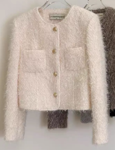 LE MASTERPLACE東大門㊣實拍女裝新品休閑時尚人氣真品夾克Le masterpiece夾克圖色1