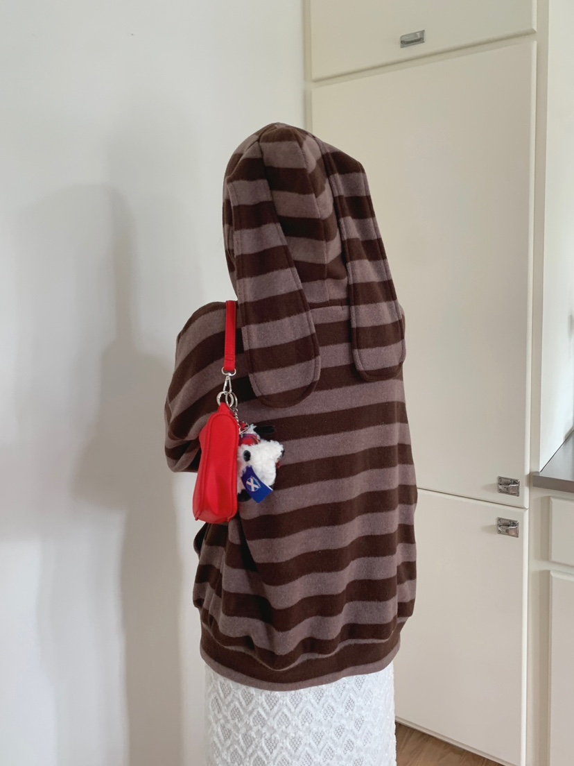 TOLL東大門㊣代購女裝新品職業時尚人氣夾克連帽衫兔子拉鏈TOLL夾克