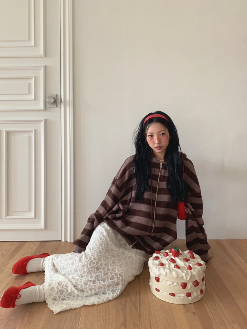 TOLL東大門㊣代購女裝新品職業時尚人氣夾克連帽衫兔子拉鏈TOLL夾克