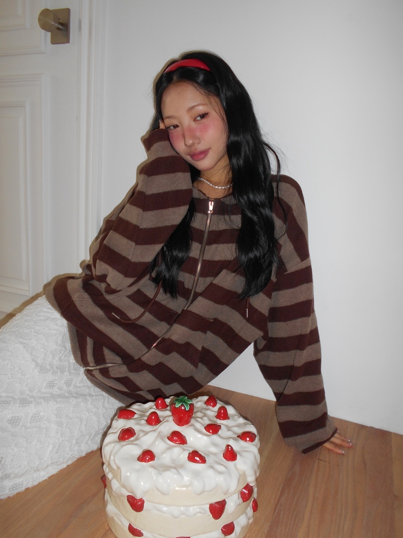 TOLL東大門㊣代購女裝新品職業時尚人氣夾克連帽衫兔子拉鏈TOLL夾克