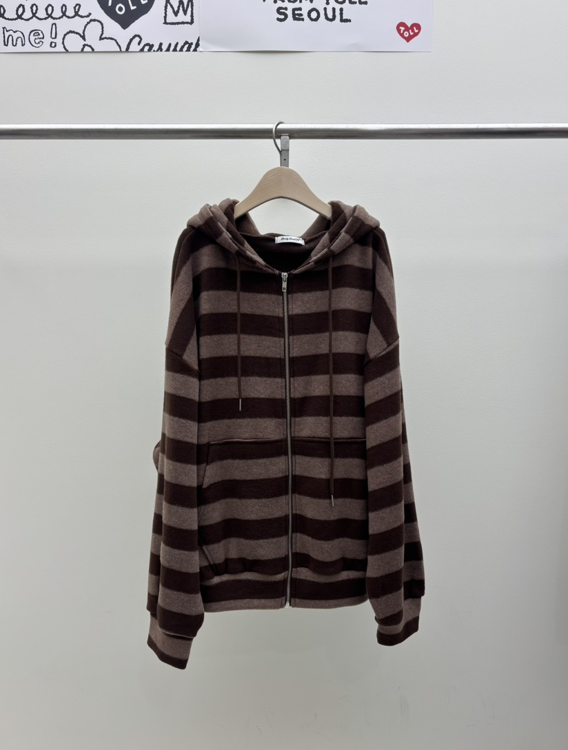 TOLL東大門㊣代購女裝新品職業時尚人氣夾克連帽衫兔子拉鏈TOLL夾克圖色1