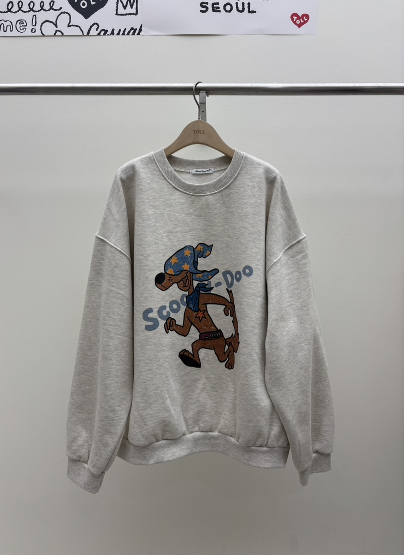 TOLL東大門㊣代購女士新品休閑人氣職業真品25秋冬推薦衛衣TOLL衛衣圖色1