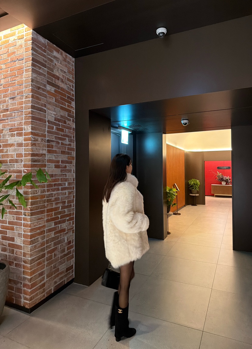 LAVIEU韓國直郵㊣女裝新品休閑真品25秋冬人氣短款大衣羊毛LAVIEU短款大衣