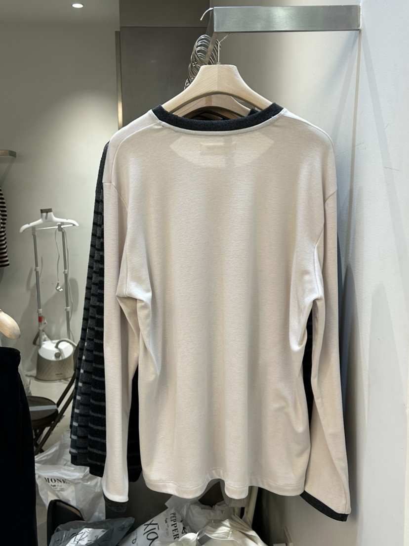 PEPPER-L東大門㊣實拍女士新品時尚職業真品推薦長袖T恤加絨PEPPER長袖T恤