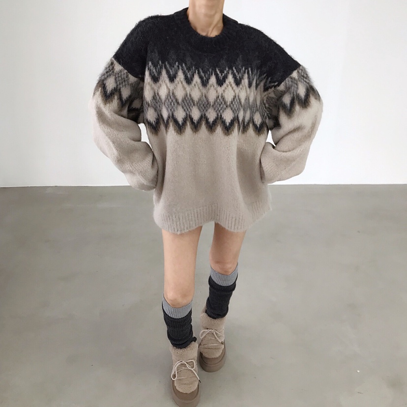 2TWO MOON東大門㊣代購女裝新品25秋冬推薦真品熱賣時尚毛衣2TWO MOON毛衣