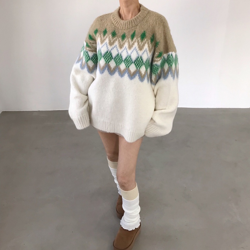 2TWO MOON東大門㊣代購女裝新品25秋冬推薦真品熱賣時尚毛衣2TWO MOON毛衣