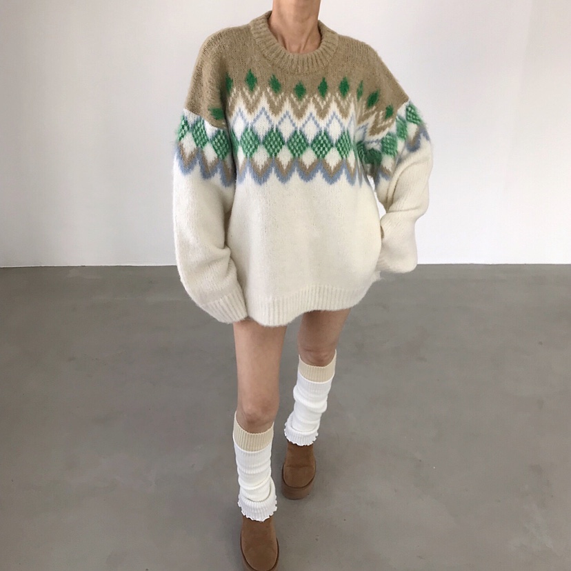 2TWO MOON東大門㊣代購女裝新品25秋冬推薦真品熱賣時尚毛衣2TWO MOON毛衣