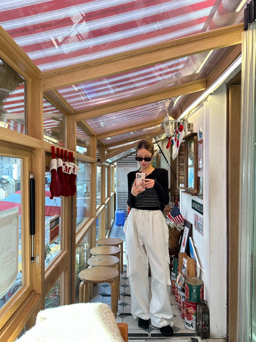 ZEROZERO韓國直郵㊣女裝新品熱賣25秋冬真品人氣休閑長袖T恤ZEROZERO長袖T恤