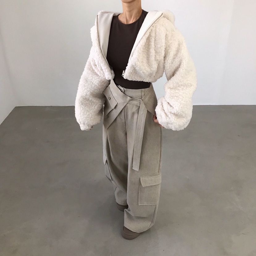 2TWO MOON韓國代購㊣女裝新品休閑時尚真品推薦夾克連帽衫2TWO MOON夾克圖色1