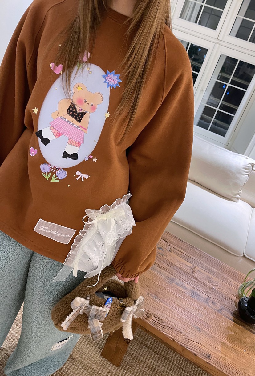 BOUTIQUE-L東大門㊣直郵女士新品休閑職業熱賣時尚真品衛衣BOUTIQUE-L衛衣