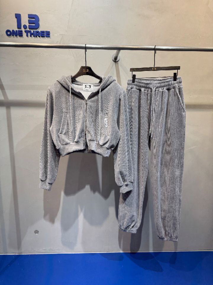 1.3韓國代購㊣女裝新品時尚推薦真品人氣休閑職業熱賣套裝1.3套裝圖色4