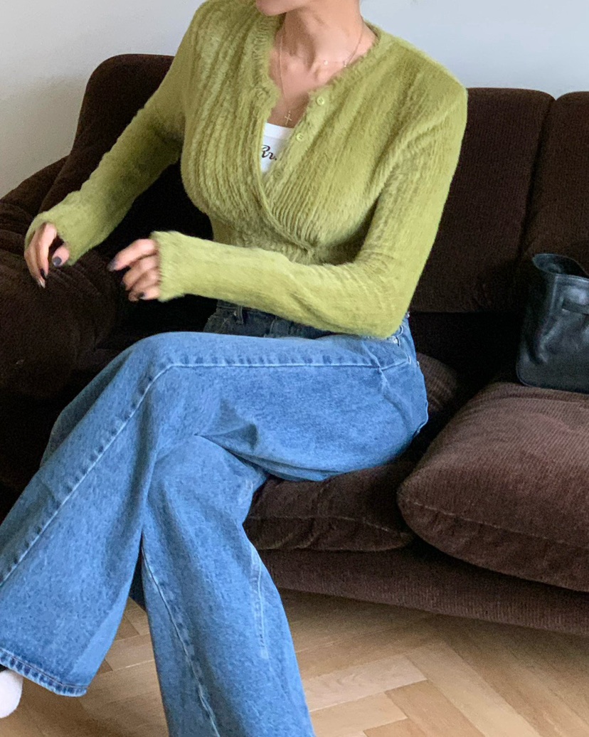 REVE CITE-L東大門㊣直郵女裝新品真品休閑推薦針織衫羊毛衫REVE CITE針織衫