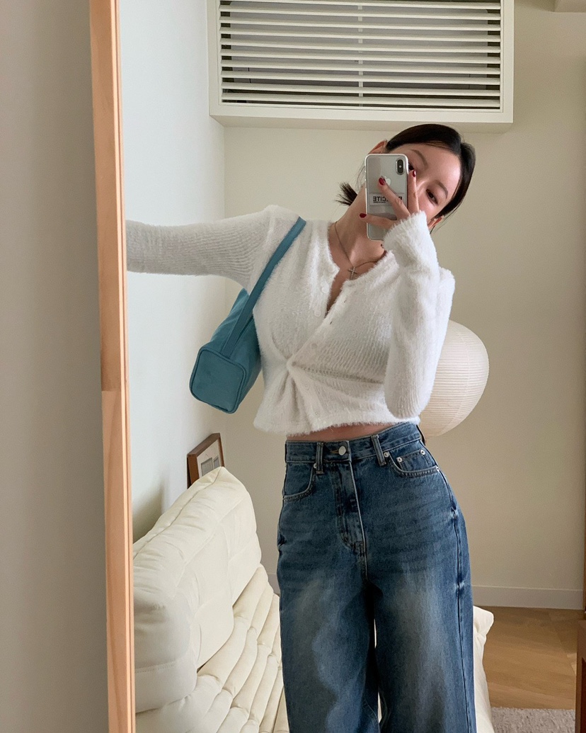 REVE CITE-L東大門㊣直郵女裝新品真品休閑推薦針織衫羊毛衫REVE CITE針織衫