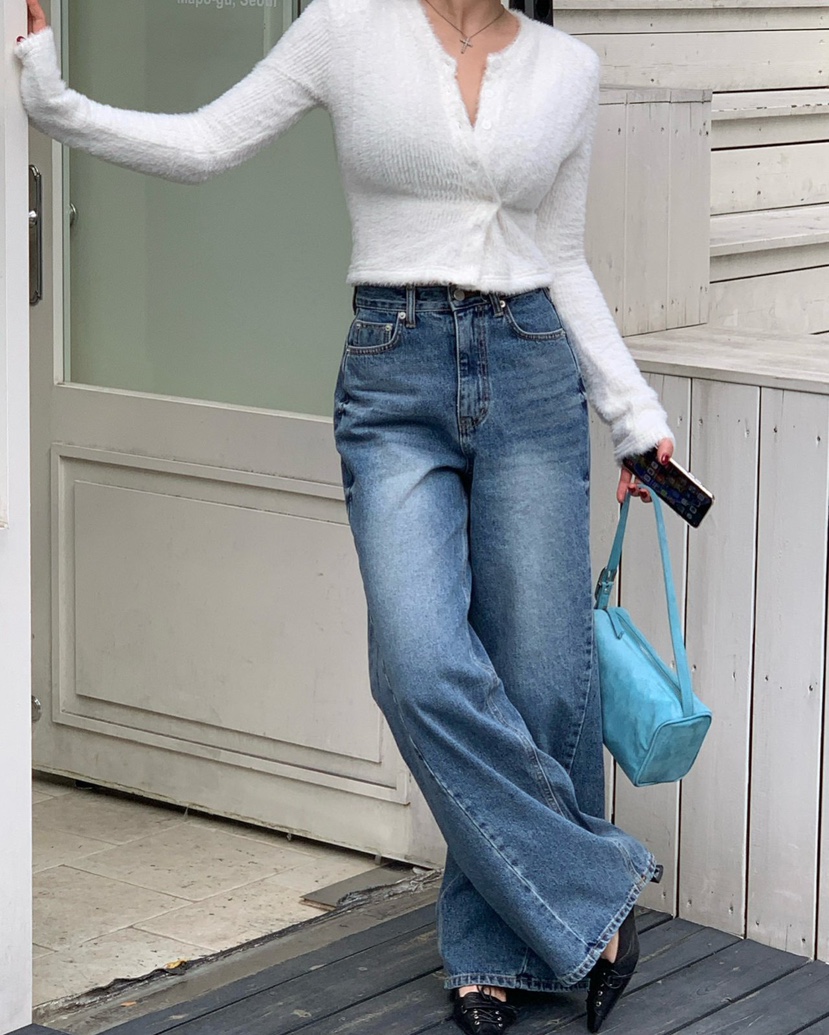 REVE CITE-L東大門㊣直郵女裝新品真品休閑推薦針織衫羊毛衫REVE CITE針織衫