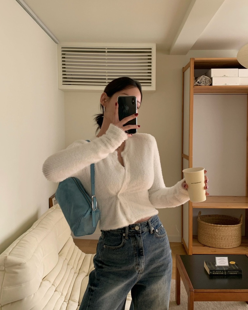 REVE CITE-L東大門㊣直郵女裝新品真品休閑推薦針織衫羊毛衫REVE CITE針織衫