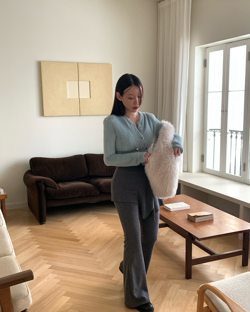 REVE CITE-L東大門㊣直郵女裝新品真品休閑推薦針織衫羊毛衫REVE CITE針織衫