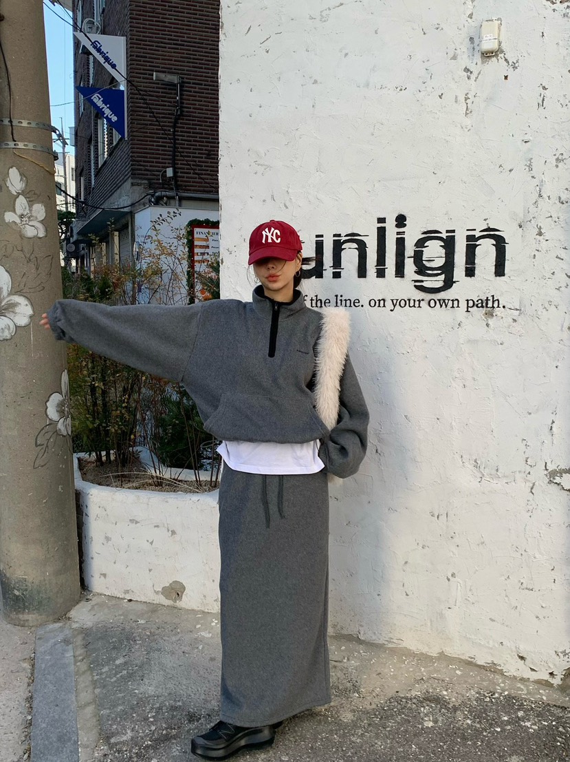 REVE CITE-L東大門㊣直郵女士新品熱賣推薦職業人氣長裙羊毛REVE CITE長裙