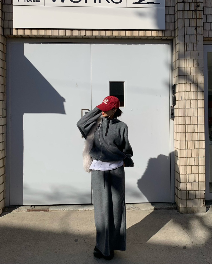 REVE CITE-L東大門㊣直郵女士新品熱賣推薦職業人氣長裙羊毛REVE CITE長裙