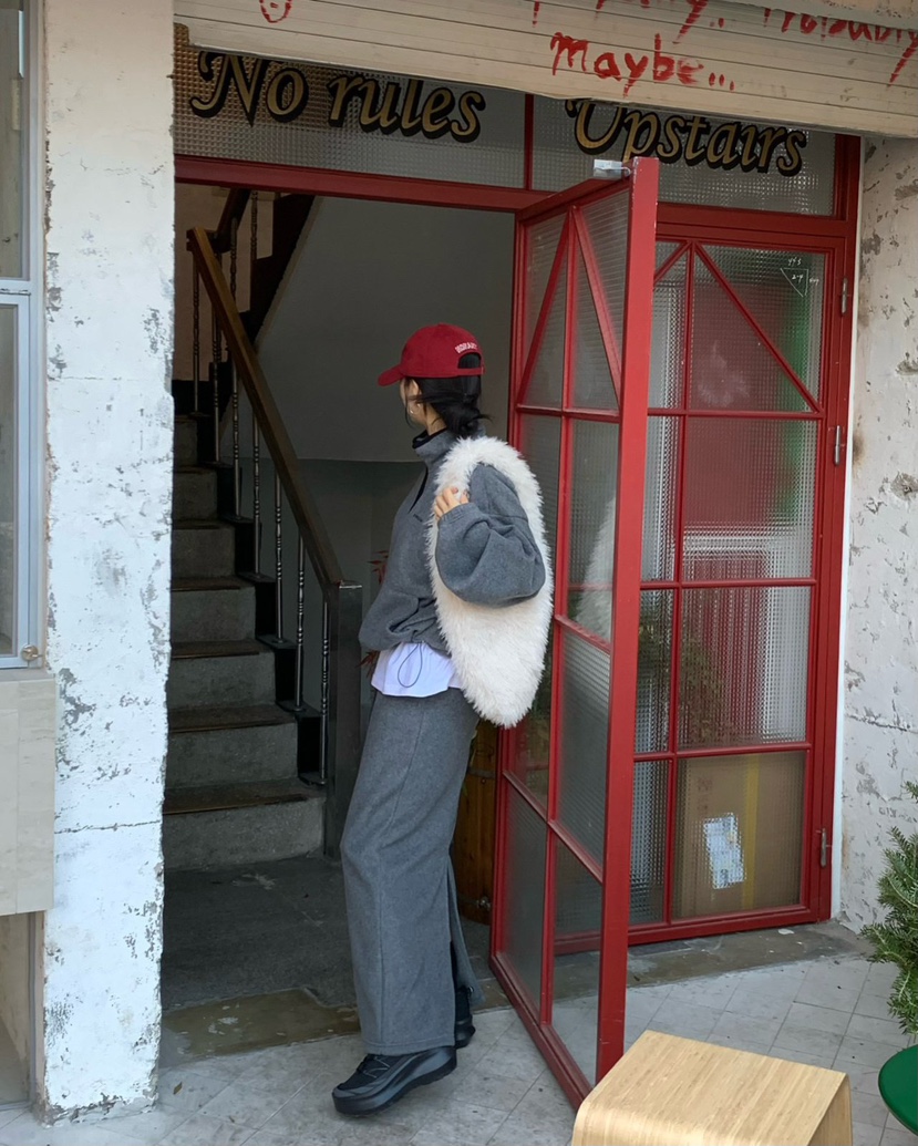 REVE CITE-L東大門㊣直郵女士新品熱賣推薦職業人氣長裙羊毛REVE CITE長裙