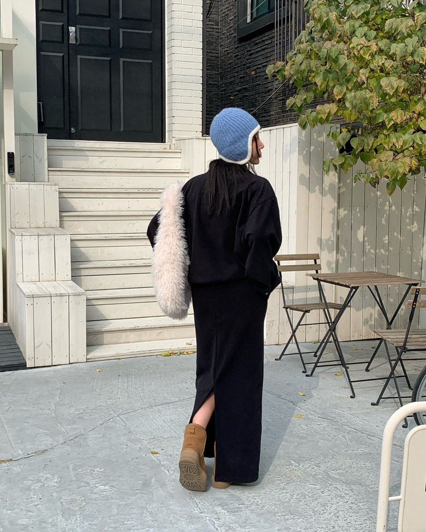 REVE CITE-L東大門㊣直郵女士新品熱賣推薦職業人氣長裙羊毛REVE CITE長裙