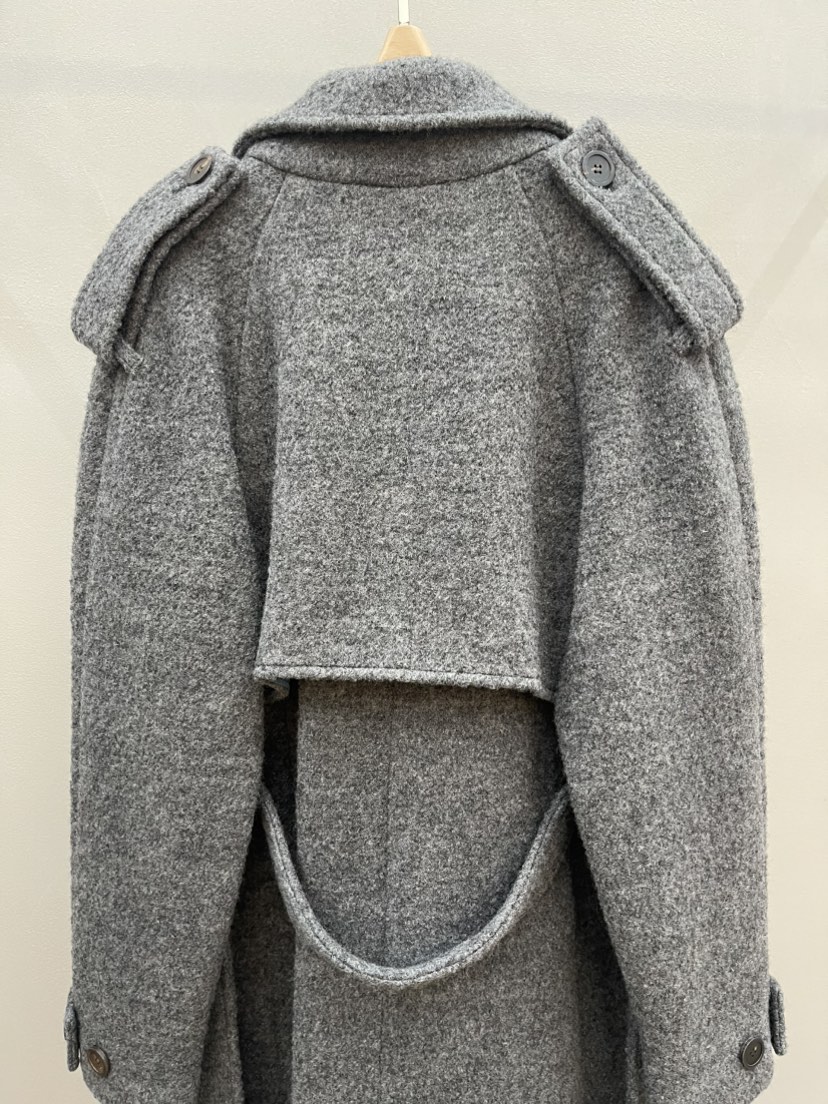 PLUS HONG-P東大門㊣實拍女裝新款25秋冬中長款大衣含腰帶LORA FAMILY/PLUS HONG中長款大衣