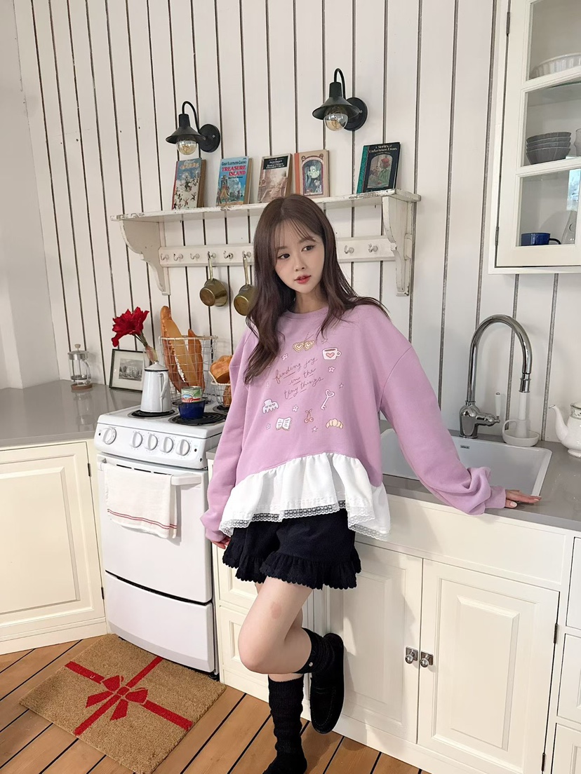 BE&amp;BE東大門㊣直郵女裝新款時尚真品推薦職業休閑衛衣BE&be衛衣