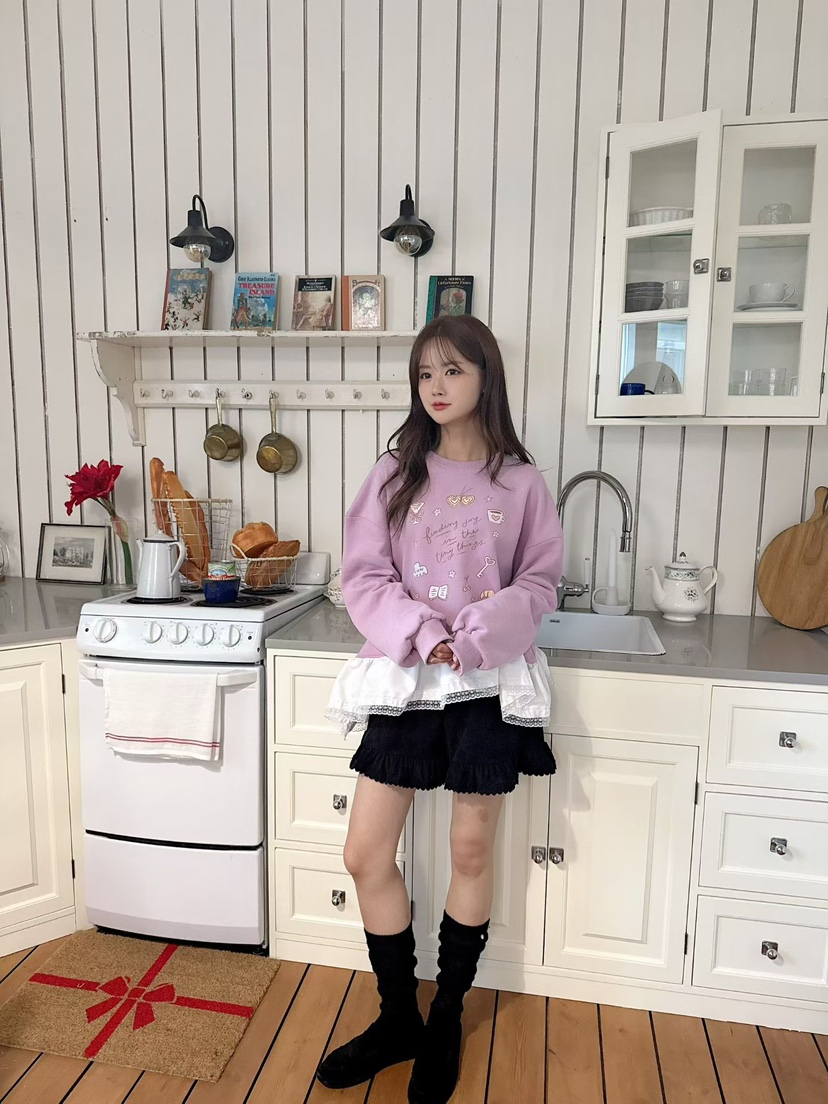 BE&amp;BE東大門㊣直郵女裝新款時尚真品推薦職業休閑衛衣BE&be衛衣