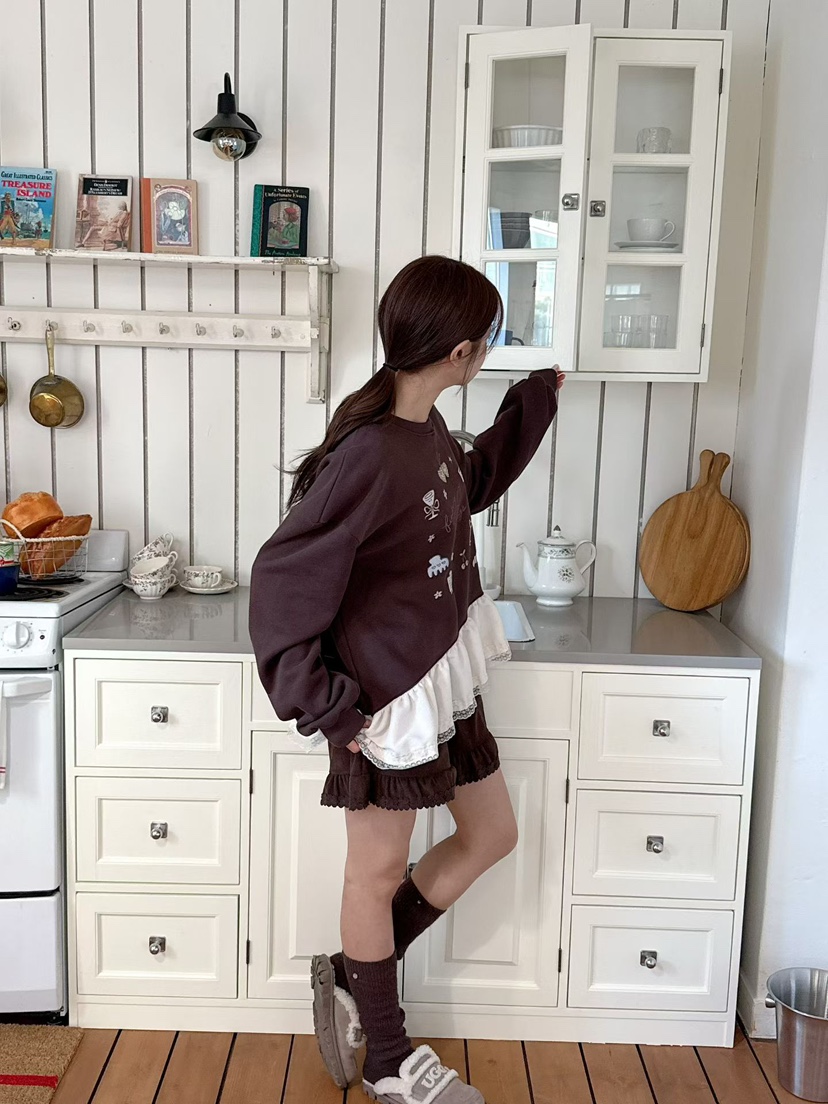 BE&amp;BE東大門㊣直郵女裝新款時尚真品推薦職業休閑衛衣BE&be衛衣