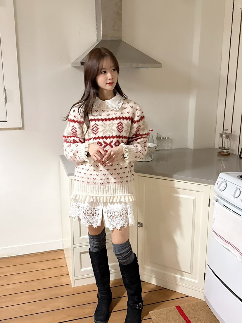 BE&amp;BE東大門㊣實拍女裝新品推薦職業休閑時尚25秋冬針織衫BE&be針織衫