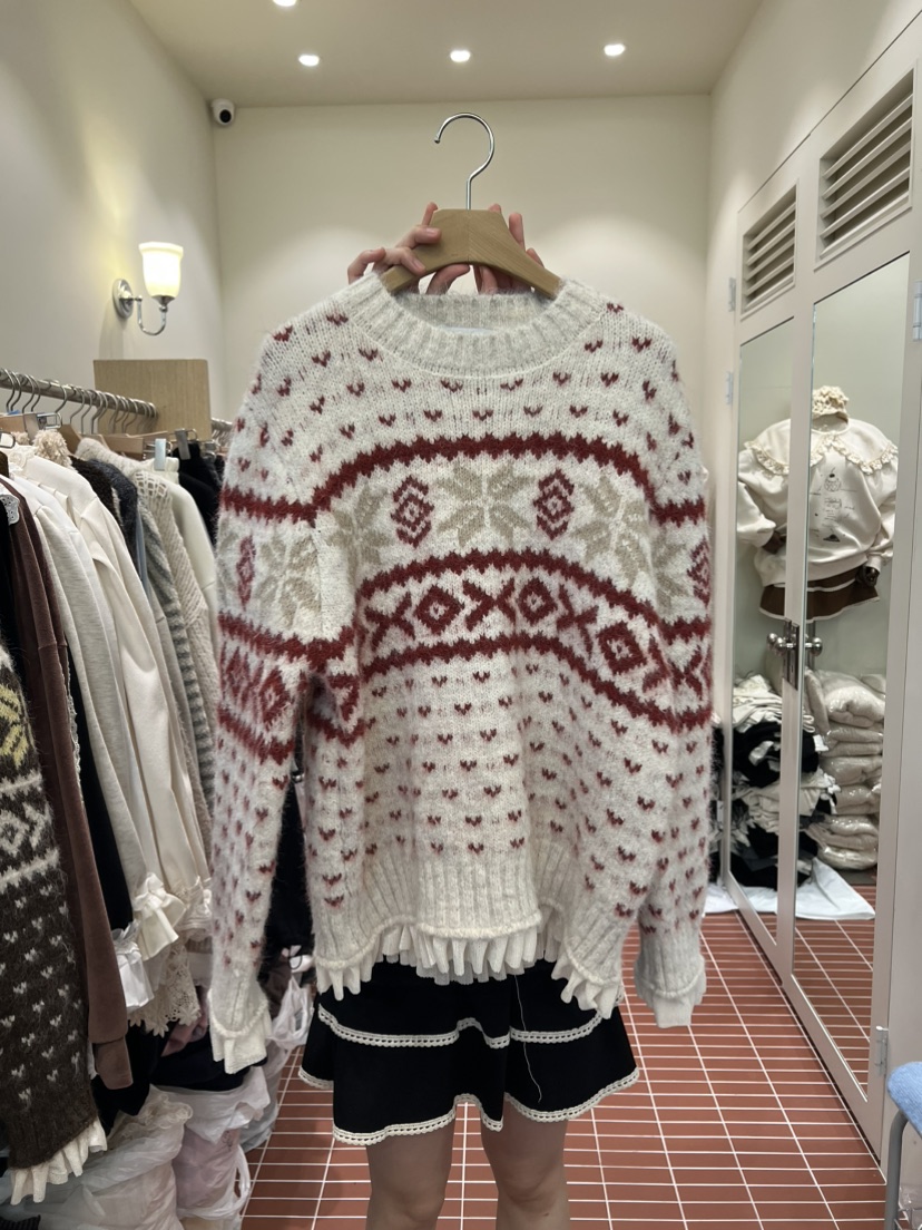 BE&amp;BE東大門㊣實拍女裝新品推薦職業休閑時尚25秋冬針織衫BE&be針織衫圖色1