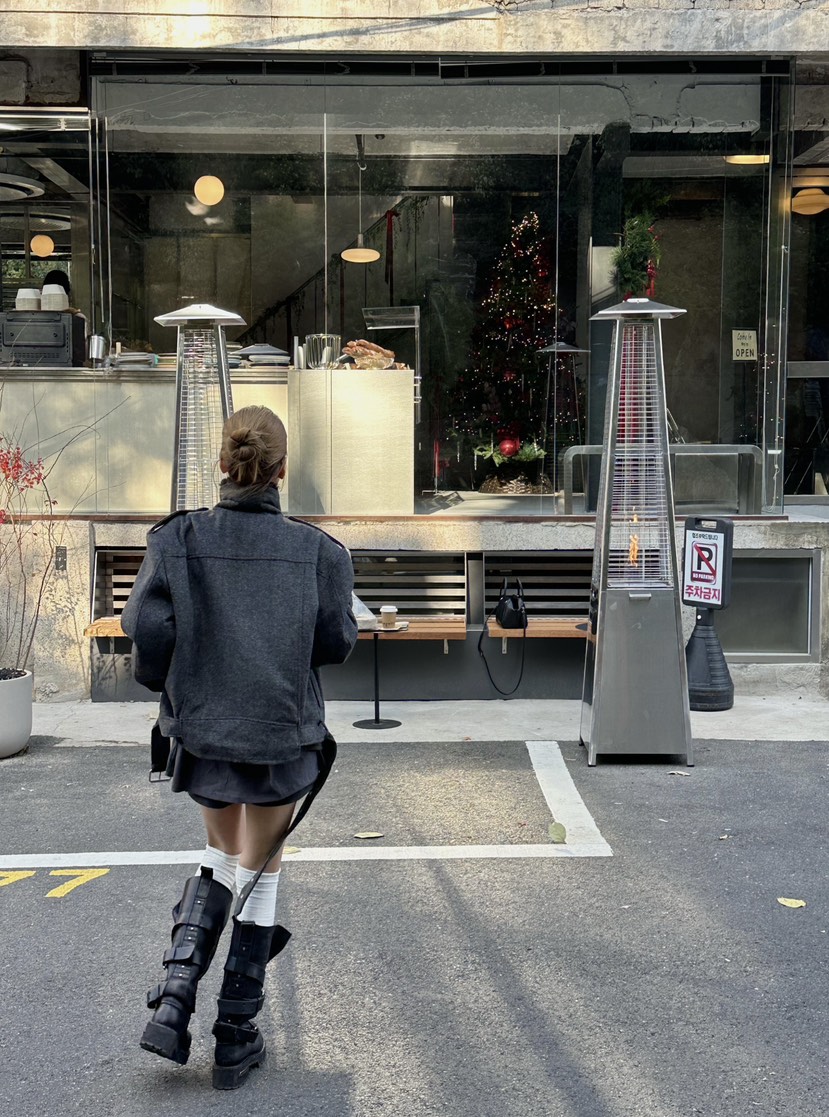 ZEROZERO東大門㊣代購女士新品推薦休閑時尚夾克人字紋皮草ZEROZERO夾克