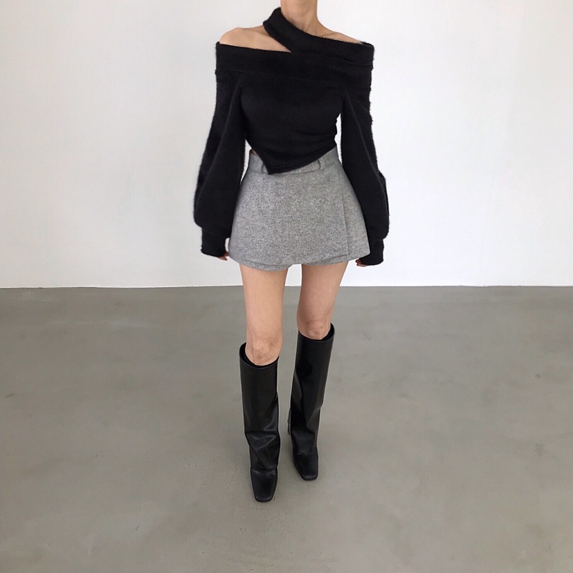 2TWO MOON韓國代購㊣女裝新品25秋冬真品職業熱賣時尚針織衫2TWO MOON針織衫