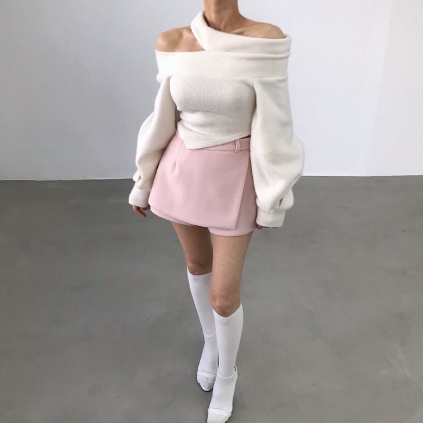 2TWO MOON韓國代購㊣女裝新品25秋冬真品職業熱賣時尚針織衫2TWO MOON針織衫