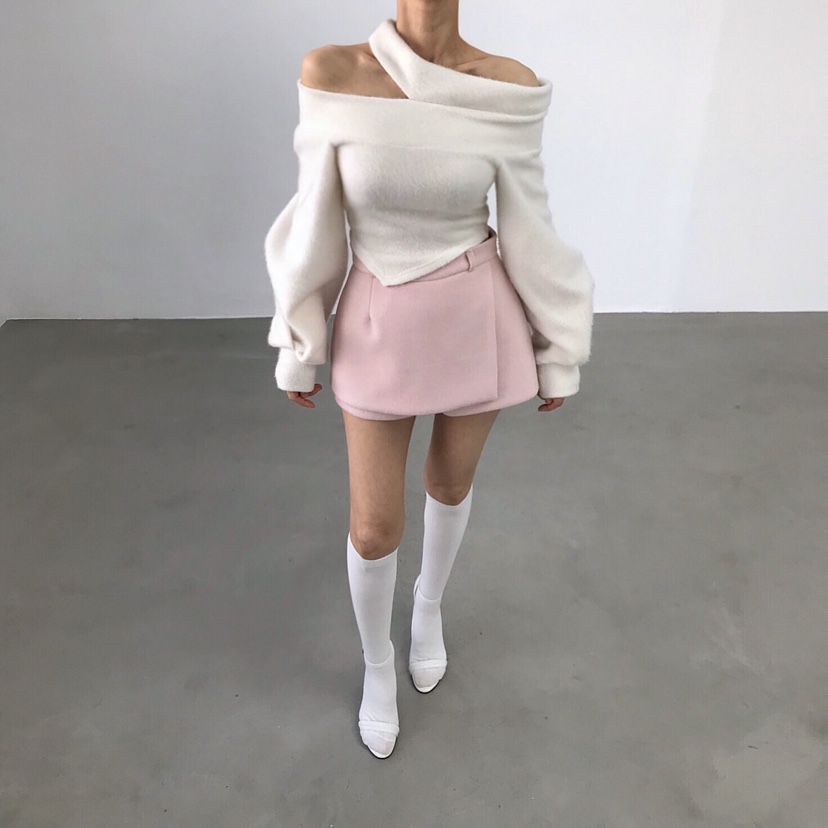 2TWO MOON韓國代購㊣女裝新品25秋冬真品職業熱賣時尚針織衫2TWO MOON針織衫