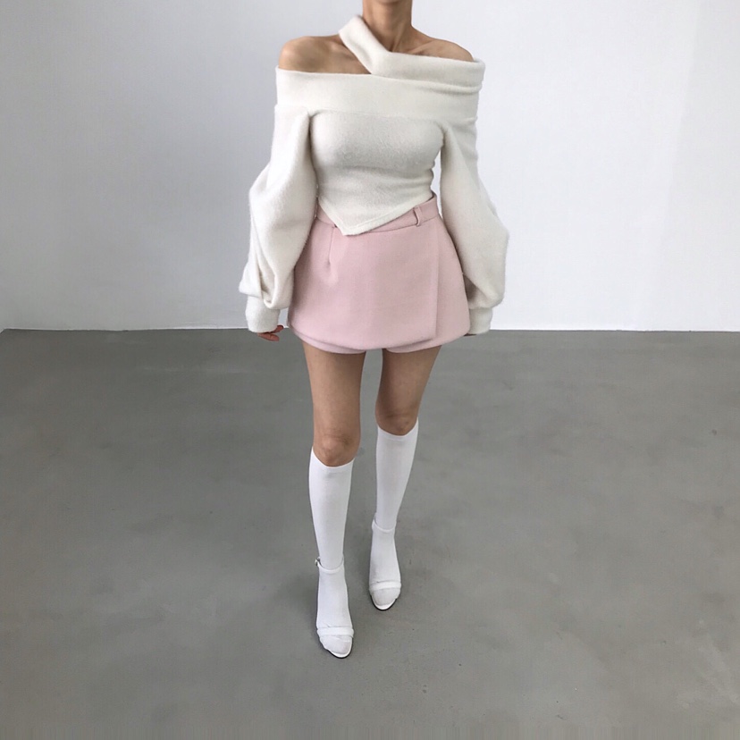 2TWO MOON韓國代購㊣女裝新品25秋冬真品職業熱賣時尚針織衫2TWO MOON針織衫