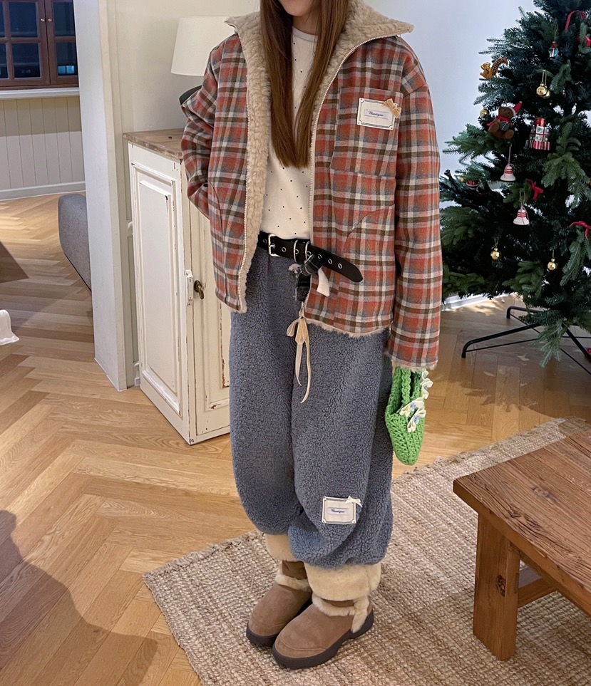 BOUTIQUE-L韓國直郵㊣女士新款職業推薦真品25秋冬夾克兩面穿BOUTIQUE-L夾克