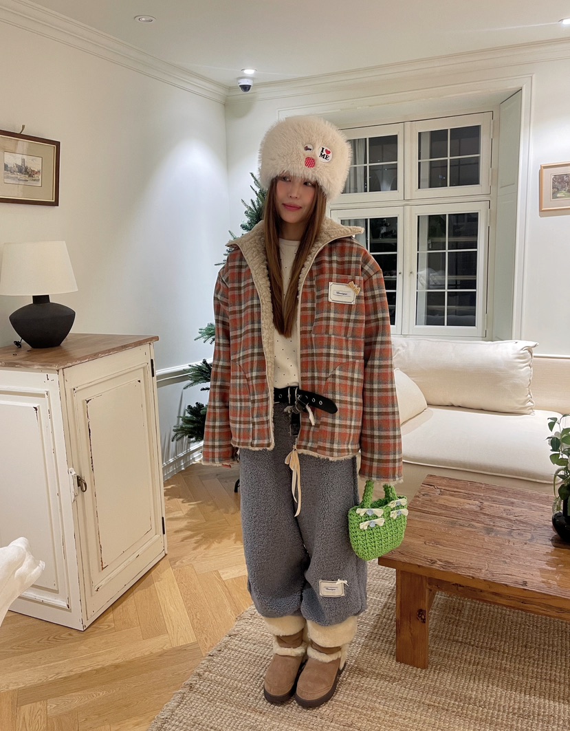 BOUTIQUE-L韓國直郵㊣女士新款職業推薦真品25秋冬夾克兩面穿BOUTIQUE-L夾克