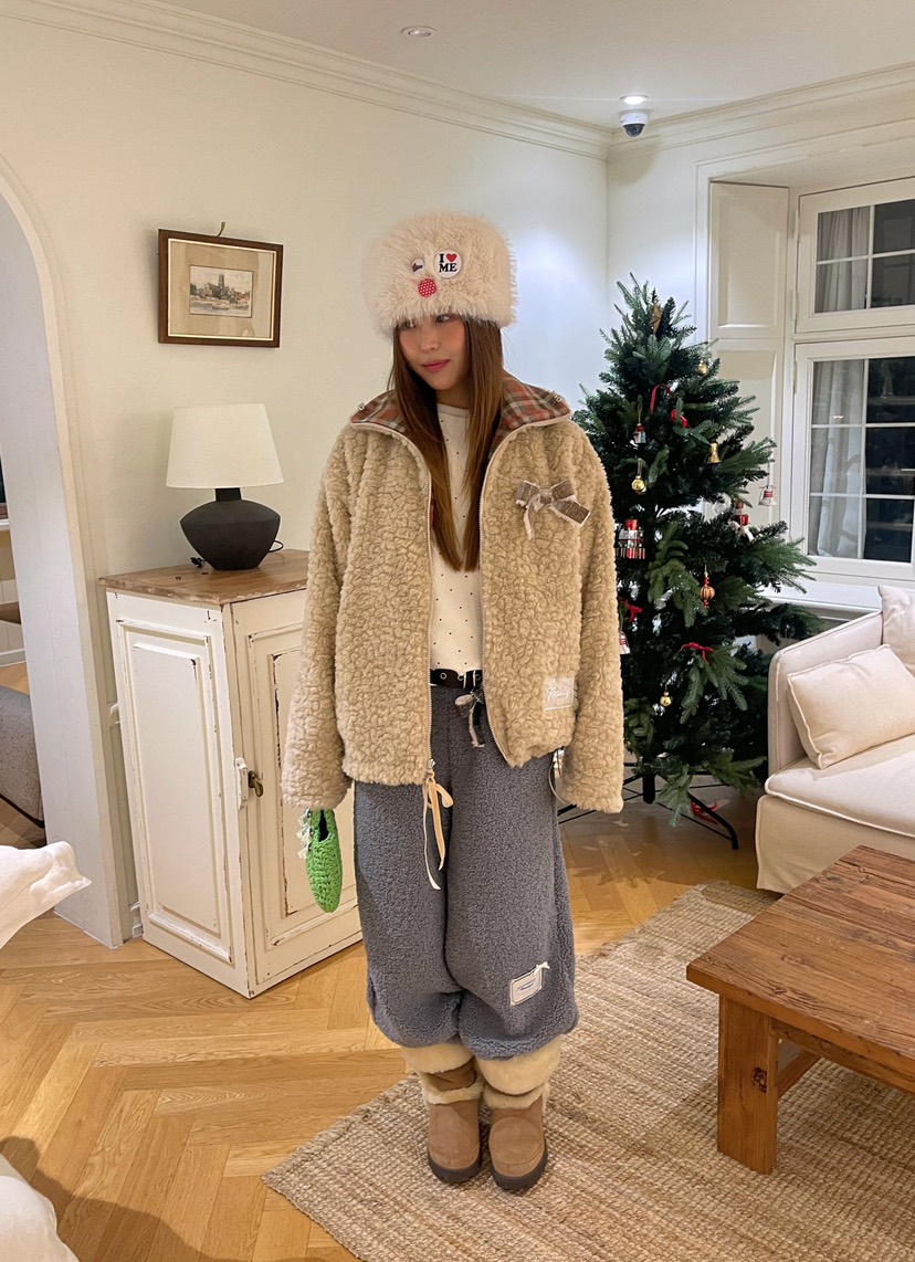 BOUTIQUE-L韓國直郵㊣女士新款職業推薦真品25秋冬夾克兩面穿BOUTIQUE-L夾克